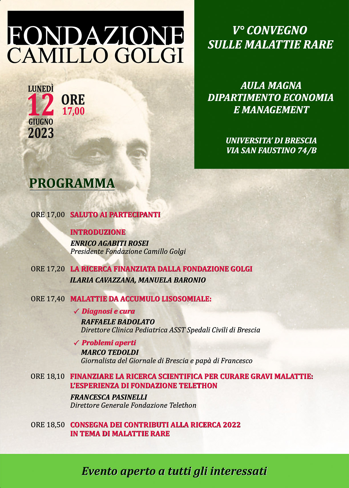 V Convegno sulle malattie rare