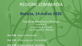 OLIMPIADI delle Neuroscienze Lombardia 2025 - Fondazione Golgi